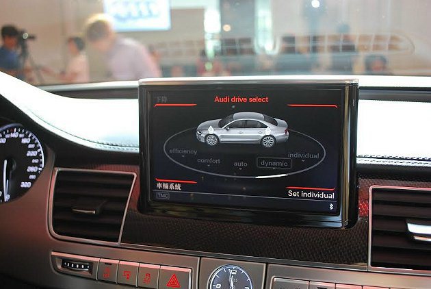 MMI系統內建Audi Drive Select可選定不同的駕馭模式。 記者趙惠...
