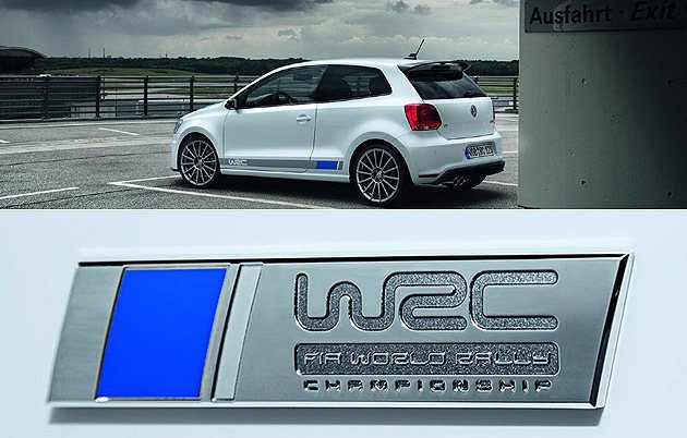 WRC銘牌更顯獨特。 VW