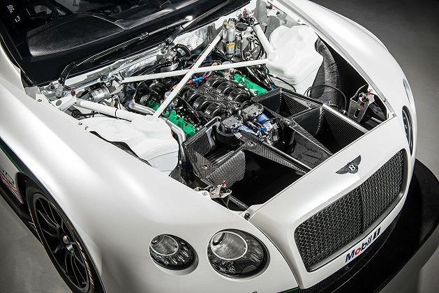Continental GT3的動力是以賓利現有的4.0升V8引擎加以改造。 B...