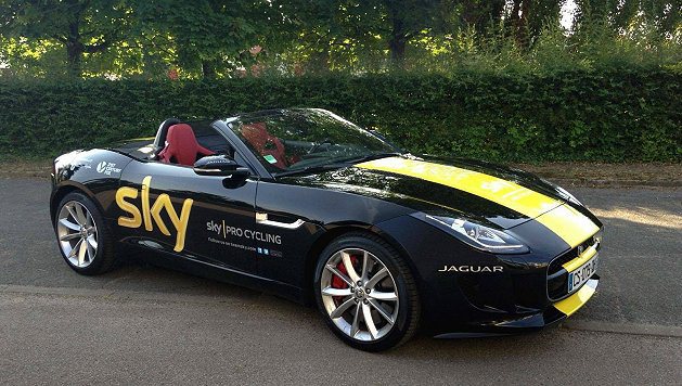 Jaguar為Christopher Froome打造的F-Type跑車。 Ja...