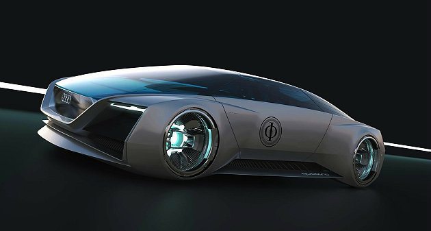 Audi Fleet Shuttle Quattro充滿科幻與未來感。 Audi...