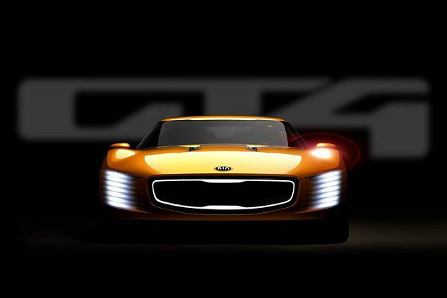 北美底特律車展上，Kia將展出一款全新後驅概念跑車GT4 stinger。 Kia提供