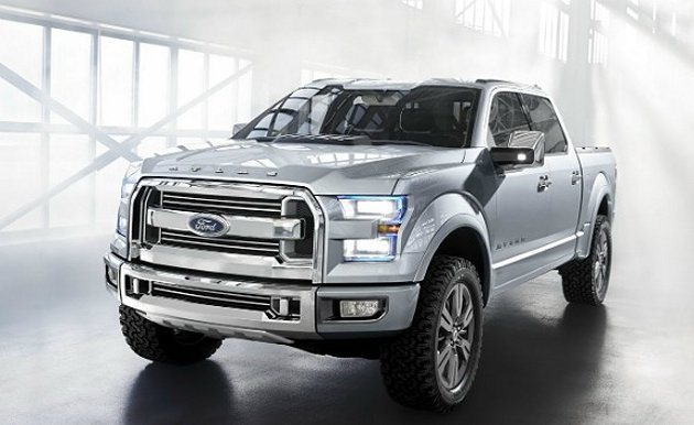 福特將推出首款全鋁製的新款F-150貨車，省油且減輕車子重量。 Ford提供