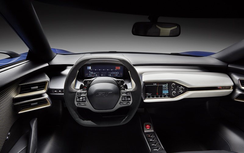 全數位化儀表提供完整行車資訊，可任意切換顯示。 Ford提供