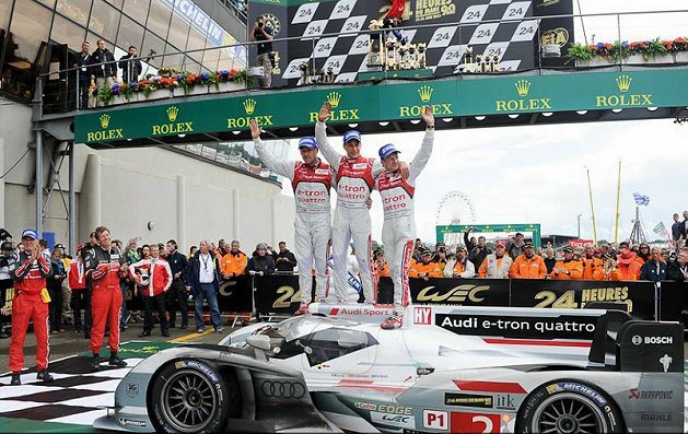 Audi車隊第12度奪冠。 Le Mans官網