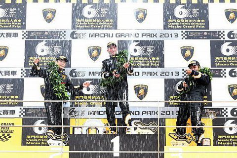 Lamborghini澳門GT賽 台灣車手首次登頒獎台