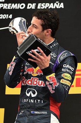Ricciardo摘得季軍，如願站上頒獎台。 F1官網