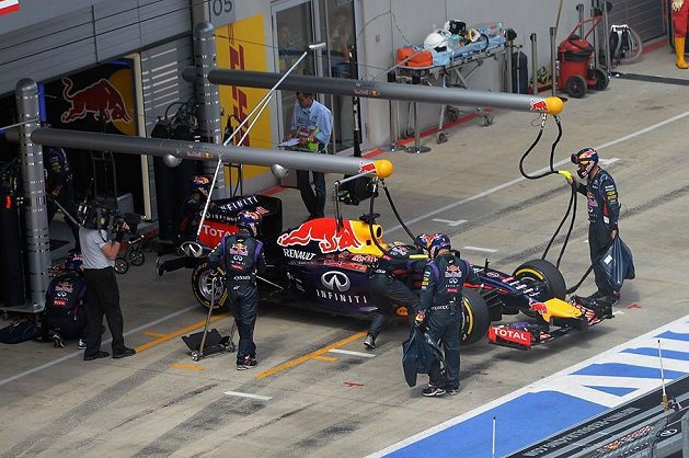 Sebastian Vettel因動力問題退賽。 F1官網