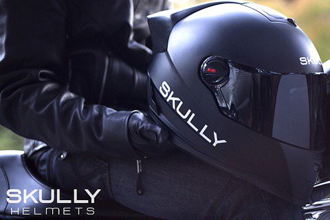 Skully P-1安全帽創新發表 抬頭顯示科技更普及