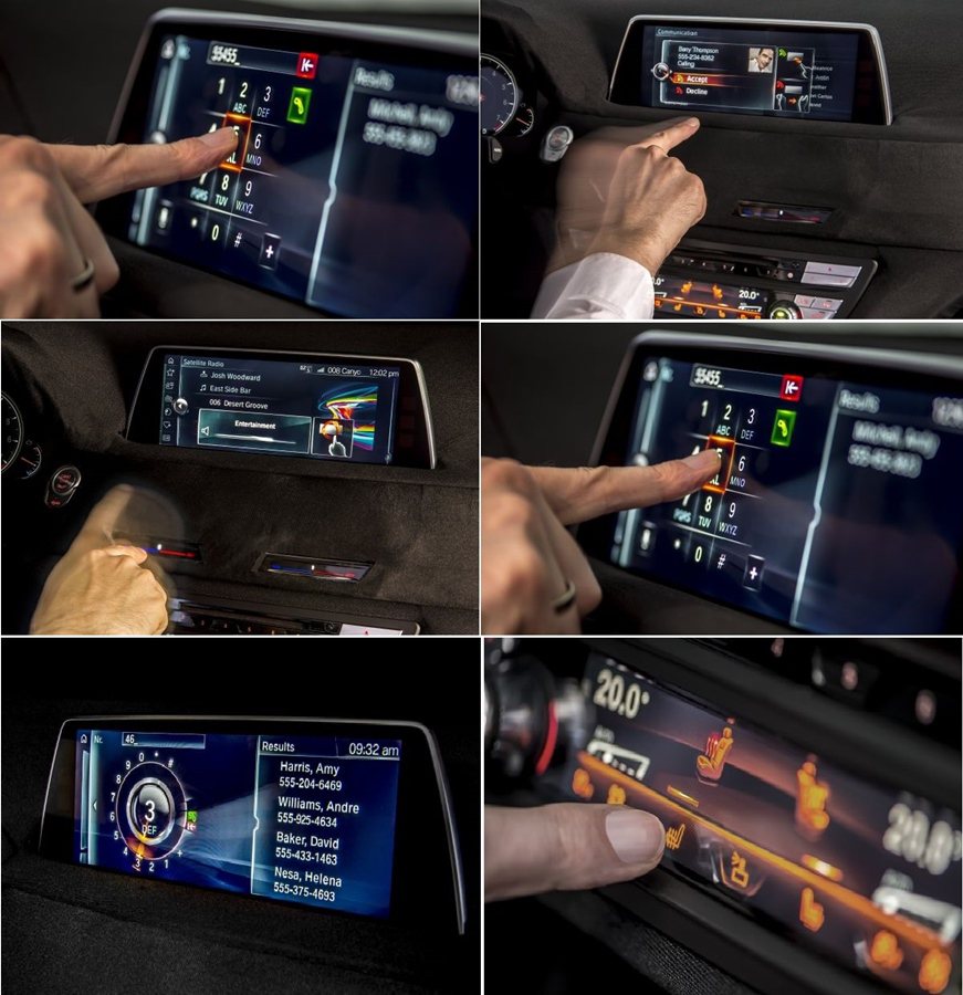 車內搭載整合iDrive多媒體系統，具有先進觸控顯示功能和姿態偵測功能，車主手掌...