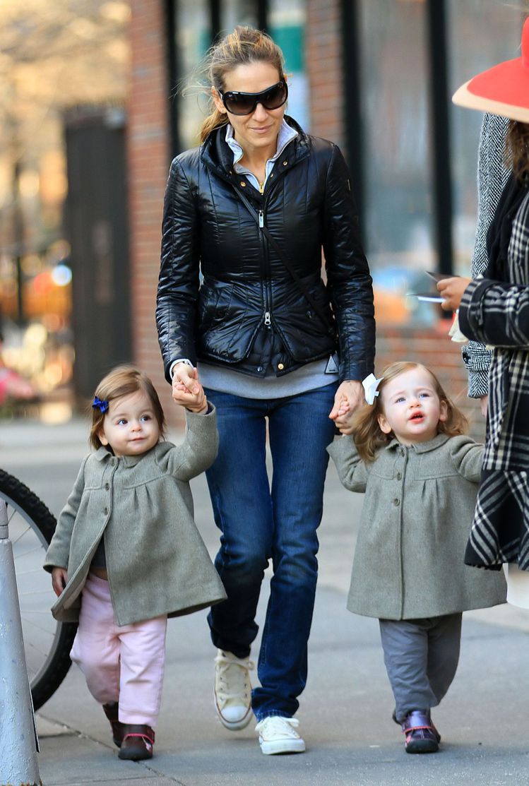 莎拉潔西卡派克透過代理孕母而有一對雙胞胎女兒。圖／達志影像