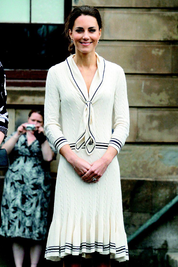 英國凱特王妃是時尚新寵兒，麥昆是她最愛的服裝品牌。圖／達志影像