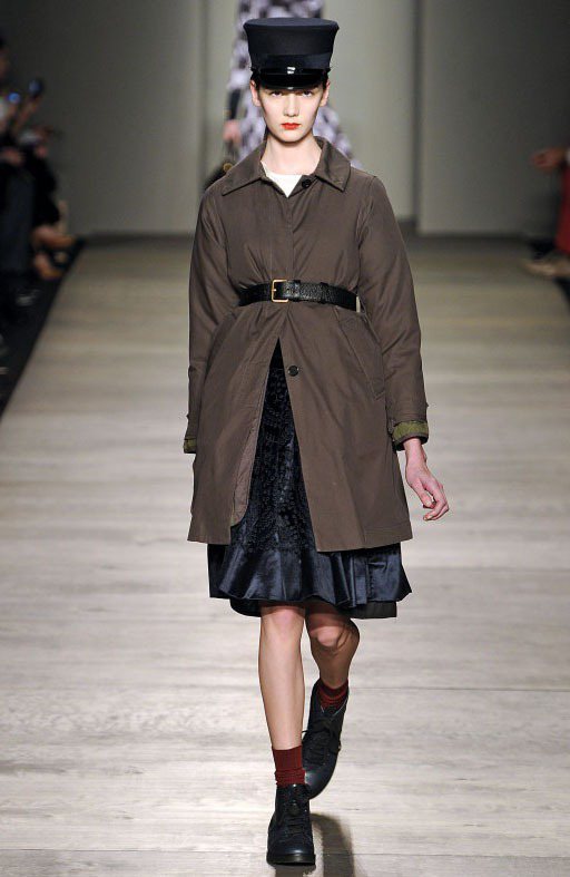 爆料的模特兒Hailey Hasbrook，圖為她為Marc By Marc Jacobs 2012秋冬走秀。圖／達志影像