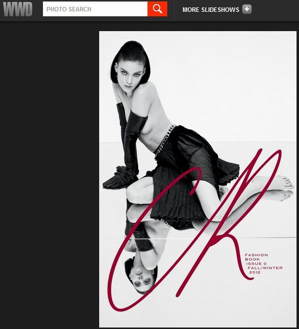 名模Kati Nescher為CR Fashion Book拍攝的樣本封面，由S...