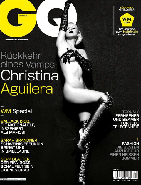 克莉絲汀2010年五月火辣登上GQ封面。圖／SONY 提供