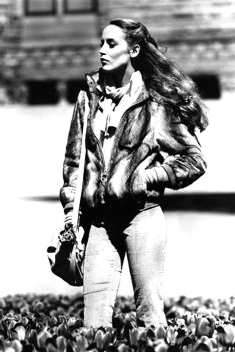 喬治亞梅傑格的媽媽－七○年代超級名模Jerry Hall。圖／vintspira...