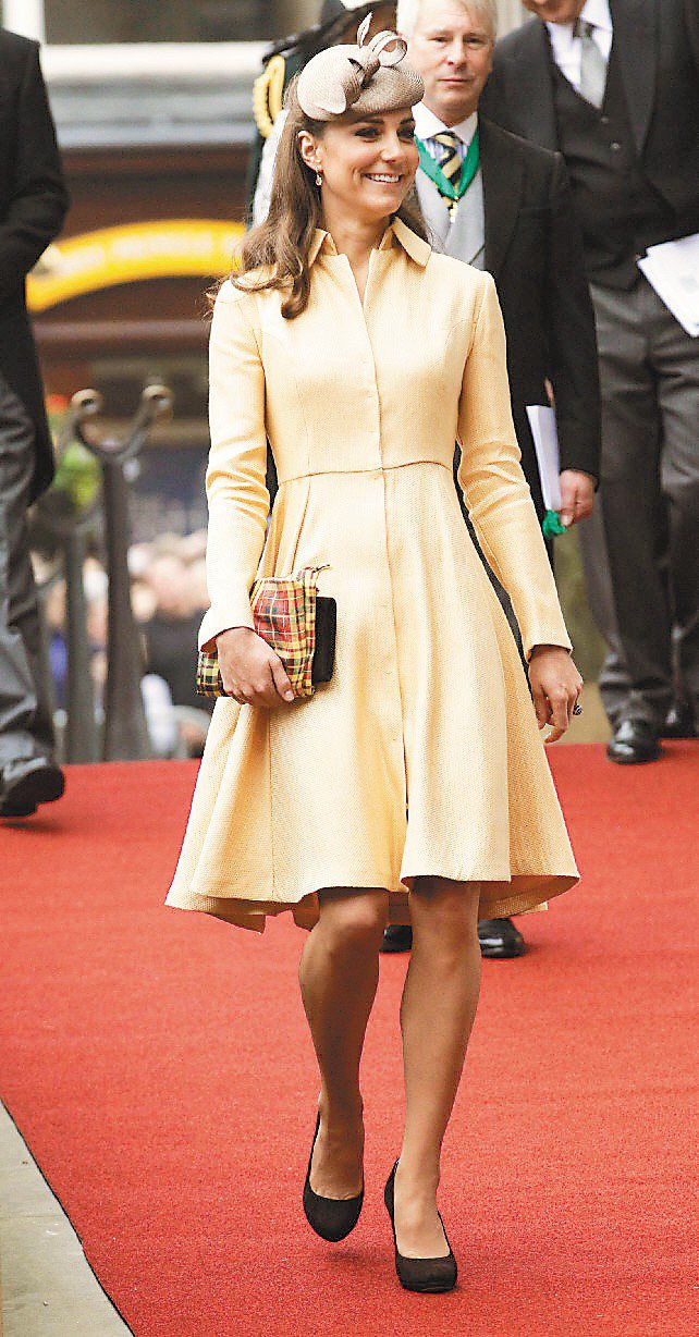 劍橋公爵夫人連續三年登上「浮華世界」年度最會穿衣排行榜榜首。圖／路透資料照片