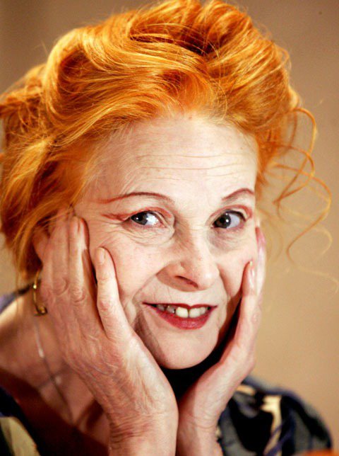 龐克教母Vivienne Westwood的個性就跟招牌橘紅色頭髮一樣，鮮明又充滿精力。圖／路透