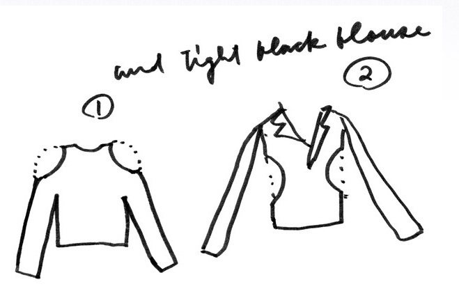 小野洋子送予藍儂的結婚禮物－－Fashions for Men手繪本作品。圖／擷取自WWD