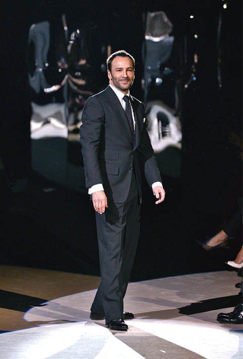 Tom Ford同名品牌在2008年正式推出成衣系列，至今從沙龍發表會到重返倫敦時裝周伸展台（2013 秋冬），性感依舊。圖／達志影像