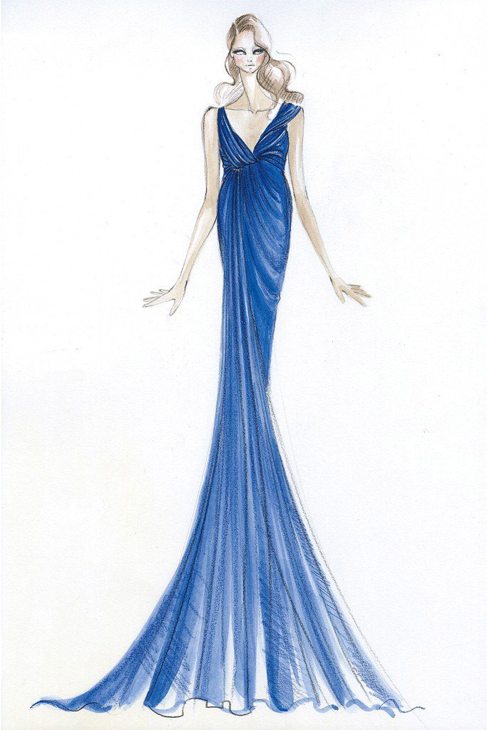 Dress by Donna Karan。圖；文／美麗佳人