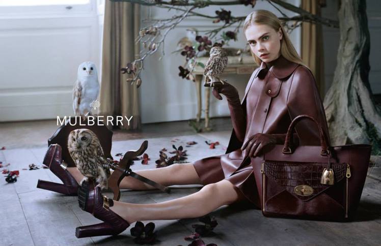 Cara Delevingne奪下英國品牌Mulberry的代言，成為本季曝光度最高的女星之一。圖；文／美麗佳人