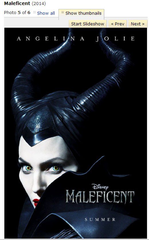 好萊塢女星安潔莉娜裘莉擔任女主角的迪士尼新片《黑女巫 Maleficent 》（...