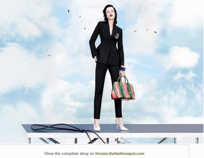 4名模助陣 Dior春夏廣告千嬌百媚