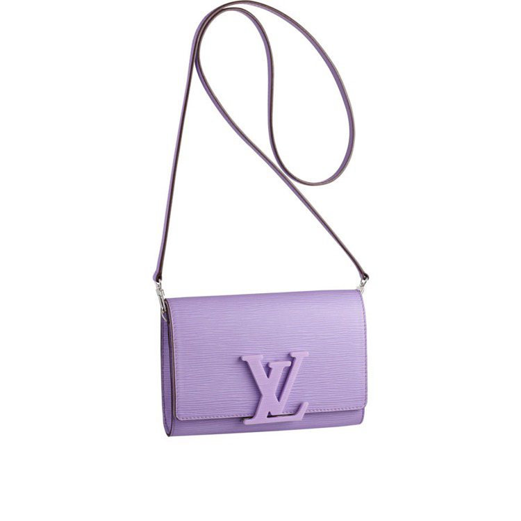LOUISE EPI SUMMER 14 LILA 粉紫肩背包，63,500元。圖／LV提供