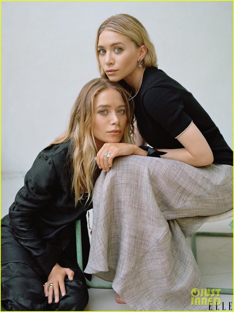 奧森姐妹（Mary-Kate & Ashley Olsen）自創品牌「THE ROW」在美國闖出一片天。圖／擷自justjared.com