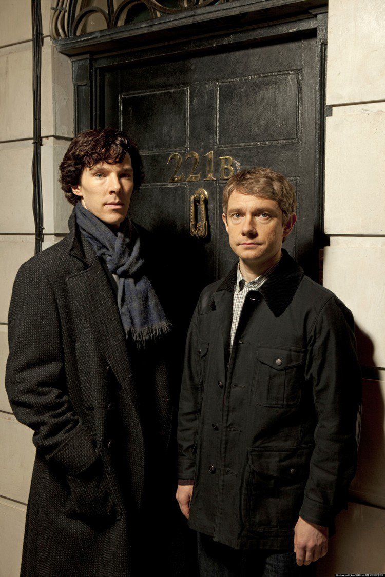 「新世紀福爾摩斯」（Sherlock）的福爾摩斯與華生並非同志，但兩人的化學效應，讓不少網友覺得有濃濃的腐味。圖／BBC提供