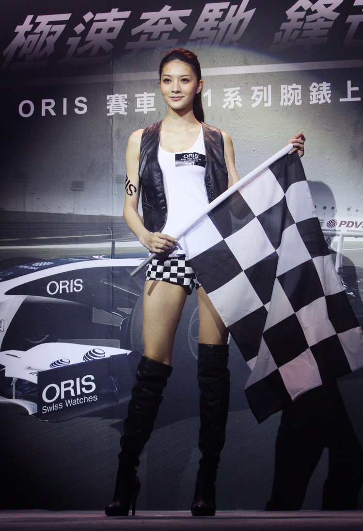 ORIS發表賽車TT1系列腕錶，邀請吳亞馨出席站台。記者陳俊吉／攝影