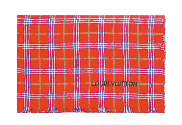 LVMasai Tartan披巾，17,700元。圖／LV提供