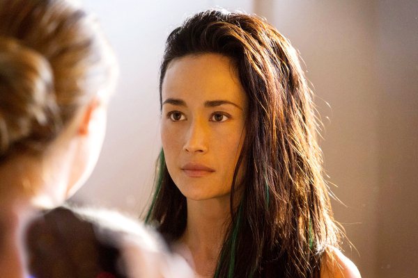 Maggie Q在新片《分歧者 Divergent》中飾演性格測試官托莉 (Tori) 。圖／Summit Entertainment提供