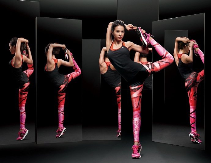 蔡依林是adidas廣告代言人，在廣告呈現高難度舞台動作。圖／adidas提供