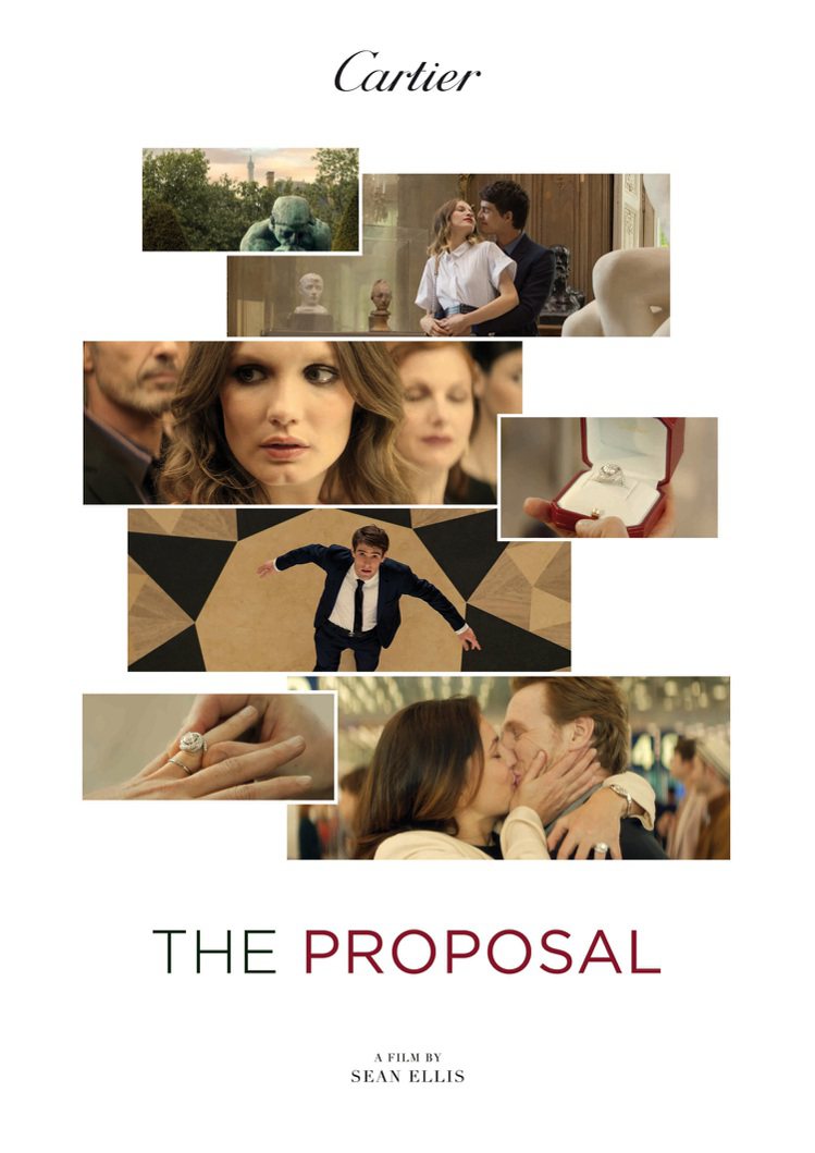 卡地亞全新微電影《The-Proposal》海報。圖／卡地亞提供