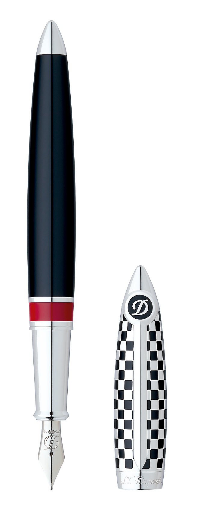 Grand Prix限量系列鋼筆，鋼筆筆尖14K金打造。圖／S.T. Dupon...