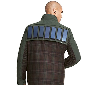 時尚結合科技 太陽能夾克幫手機充電!?