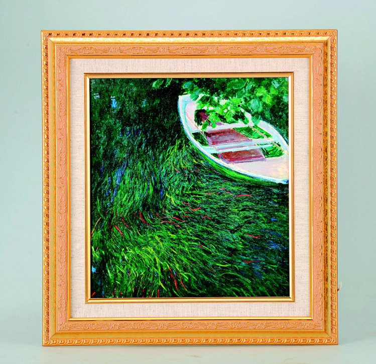 莫內展複製畫「小舟」，售價3,600元起。圖／莫內展提供