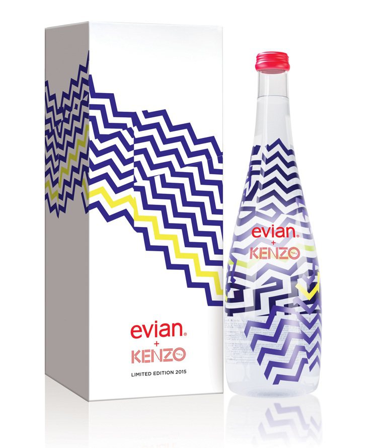 evian® x Kenzo 2015限量紀念瓶，於2014年12月耶誕季在各大...