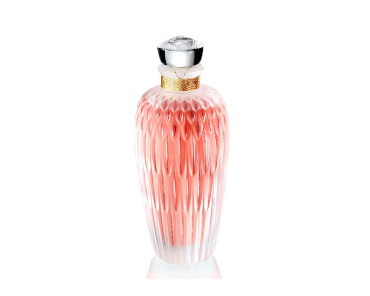 LALIQUE 2015年度限量版水晶香水瓶 。圖／萊儷水晶提供