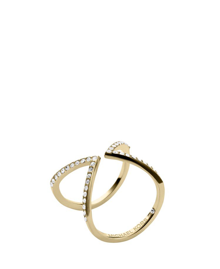 MICHAEL KORS 鑽飾戒指，2,650元。圖／MICHAEL KORS提...