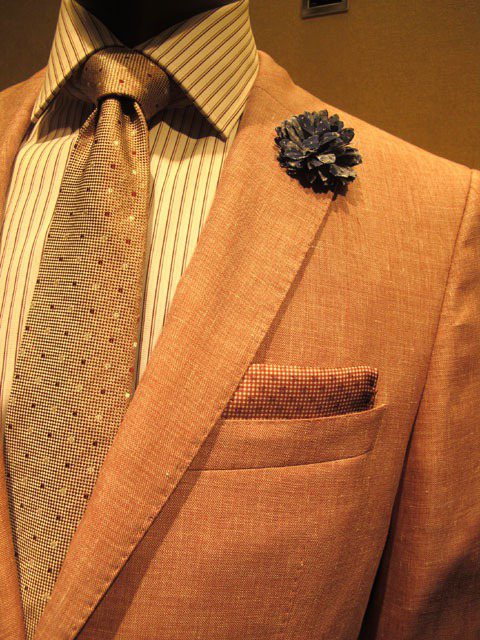 男裝領帶有許多活潑的設計印花。記者吳曉涵／攝影