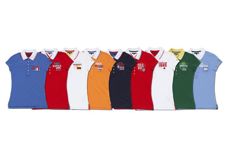 Tommy Hilfiger為倫敦奧運推出紀念Polo衫。圖／Tommy Hil...