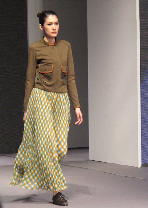 達衣岩2013春夏服裝靈感來自電影「英倫情人」。記者吳曉涵／攝影