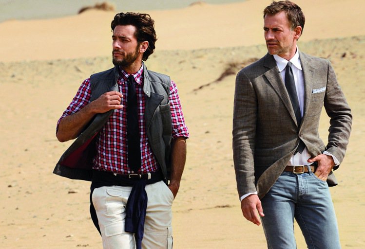 領帶是不景氣時，男人更應Dress up的時髦道具。圖／BC提供