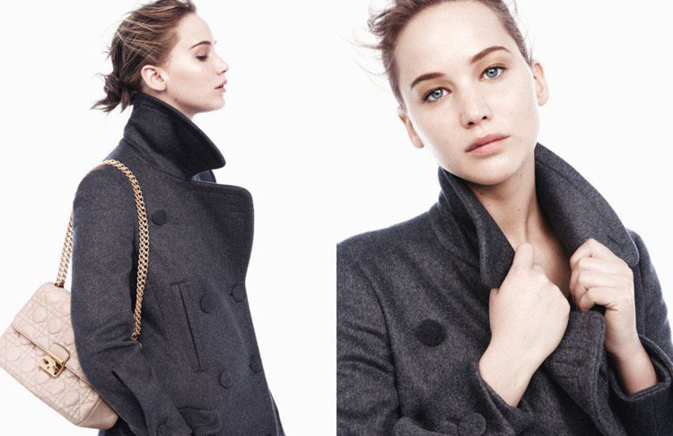 清新派女星珍妮佛勞倫斯（ Jennifer Lawrence）詮釋全新《Miss Dior》系列廣告。圖／Dior提供