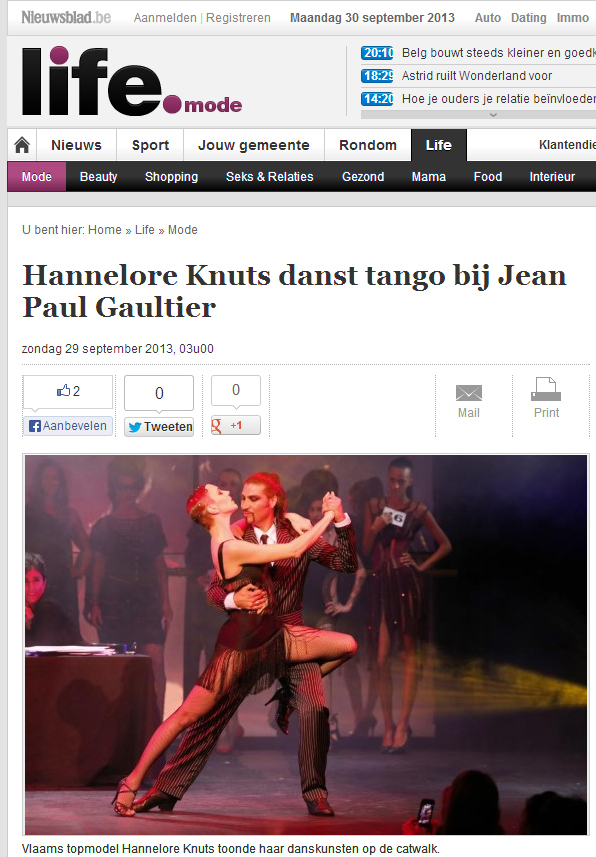 Jean Paul Gaultier不搞平凡無奇的走秀，選擇讓模特兒熱舞。圖／擷...