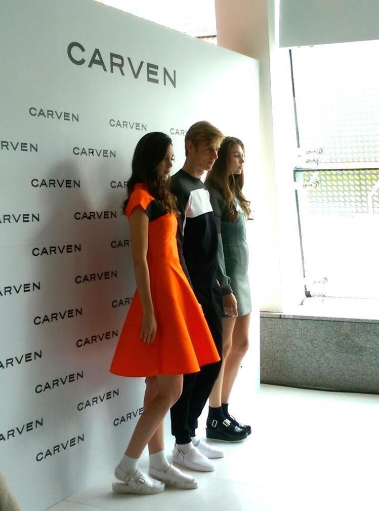 法國時尚品牌 CARVEN 舉辦 2015 早春發表會。記者吳曉涵攝影