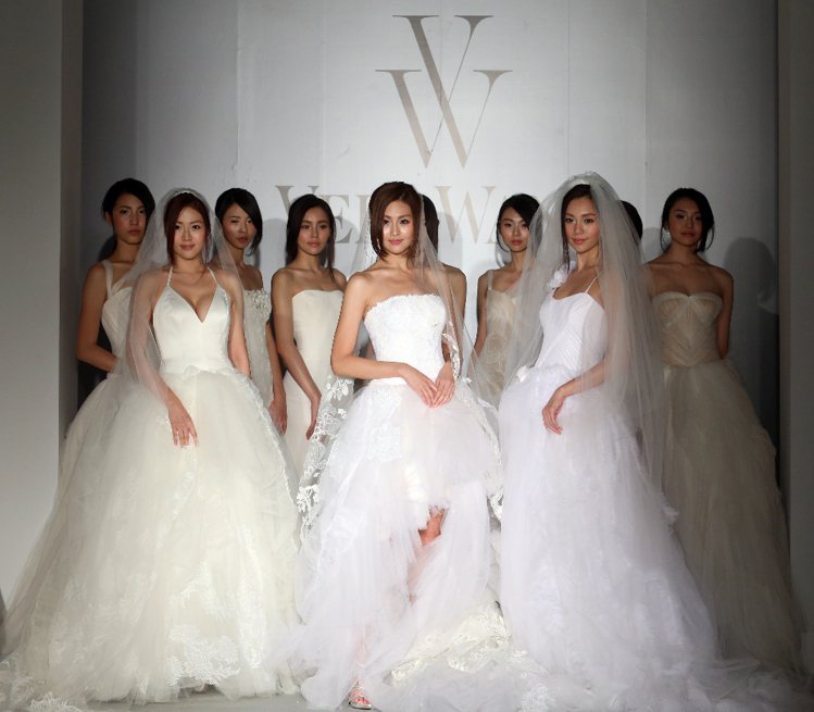 VERA WANG發表春夏時裝與婚紗。記者陳瑞源／攝影